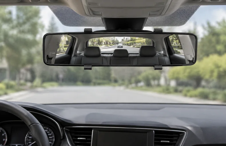 Clip-On Wide Angle Rearview Mirror Guide for Daily Driving, Parking and Road Trips guide image