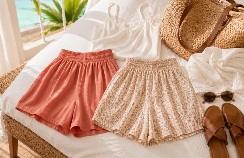 Ratgeber für weite High-Waist-Shorts: Strandreisen, Sommeroutfits und leichtes Packen guide image