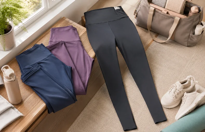 Guía de leggings deportivos de tiro alto en pack de 2 para yoga, viaje y diario guide image