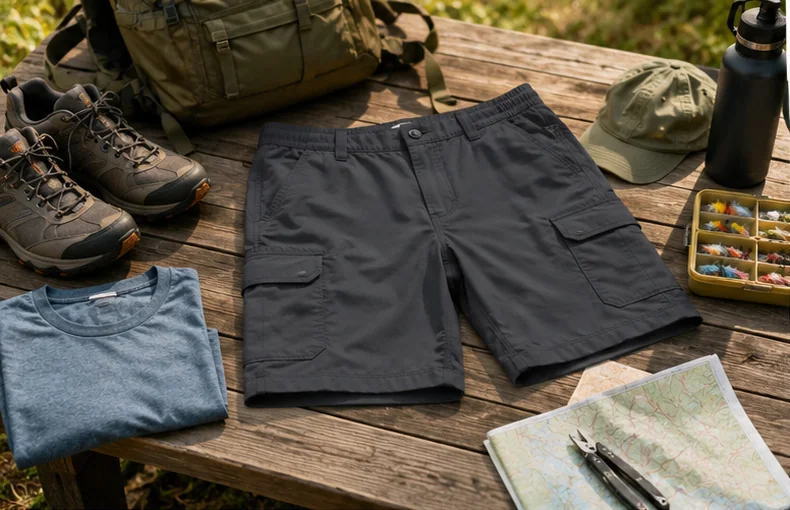Men's Quick Dry Cargo Shorts Guide for Hiking, Fishing and Warm Travel Days guide image