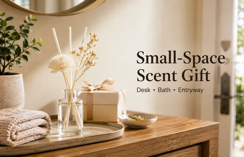 Mini Reed Diffuser Gift Set Guide for Small Rooms, Desks and Entryway Decor guide image