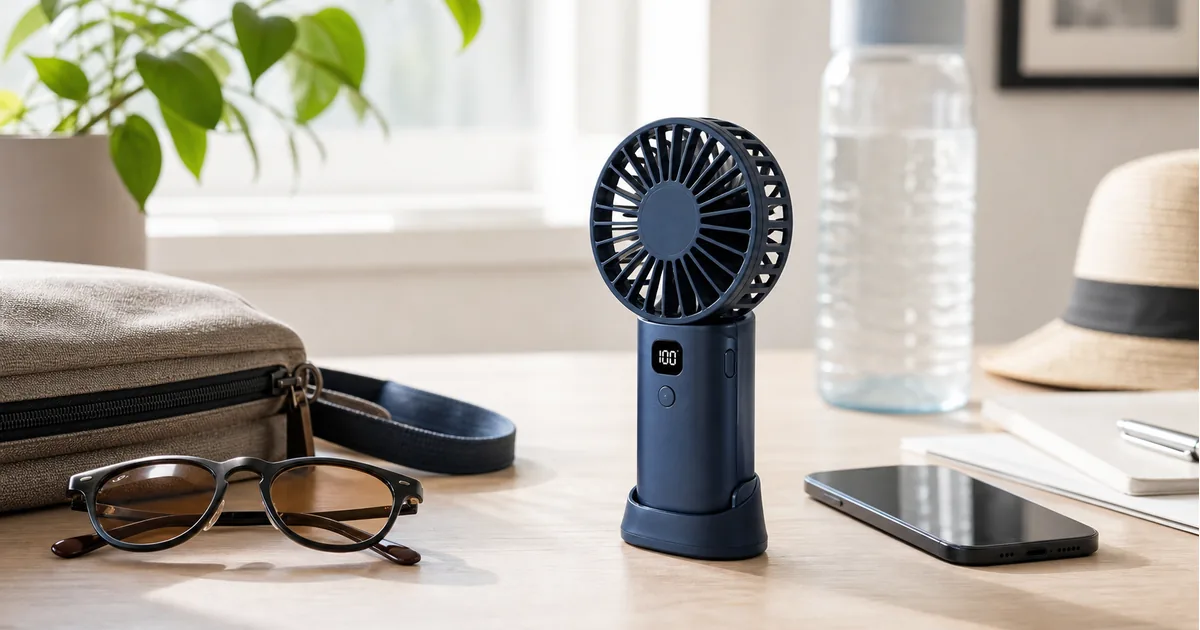 Guida al ventilatore portatile per viaggi, caldo e scrivania guide image