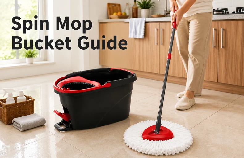 Guia de balde mop centrifuga para apartamentos, pisos frios e limpeza semanal guide image