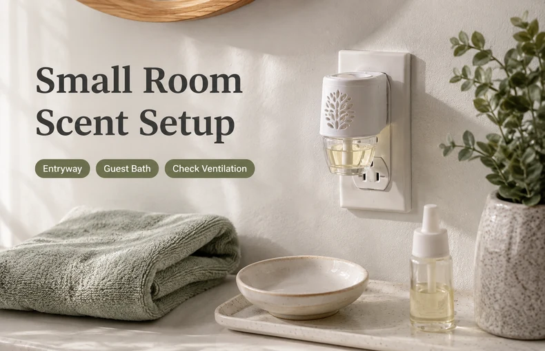 Ambientador enchufable para espacios pequeños: guía para entrada y baño guide image